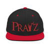 Pray'z Snapback Hat - Red & Black