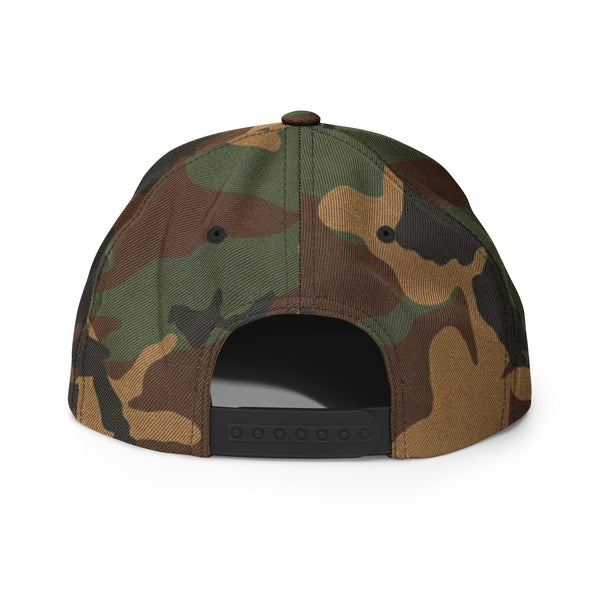 Pray'z Snapback Hat - Green Camo
