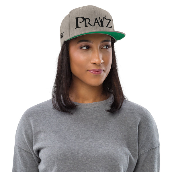 Pray'z Snapback Hat - Gray