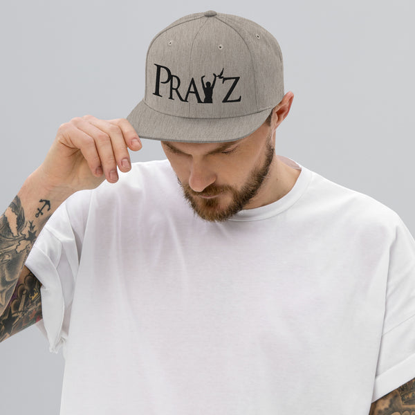 Pray'z Snapback Hat - Gray