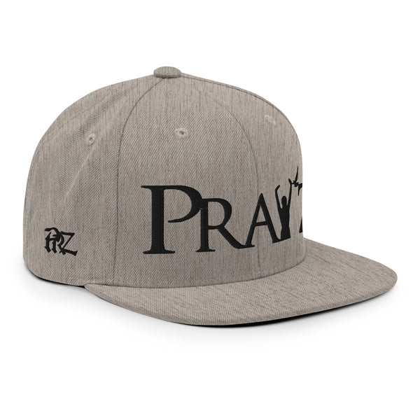 Pray'z Snapback Hat - Gray