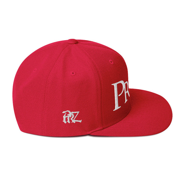 Pray'z Snapback Hat - Red & White