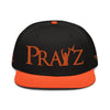 Pray'z Snapback Hat - Red & Orange