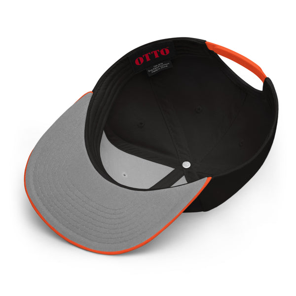 Pray'z Snapback Hat - Red & Orange