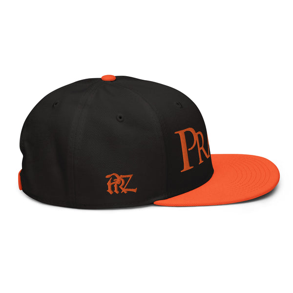 Pray'z Snapback Hat - Red & Orange