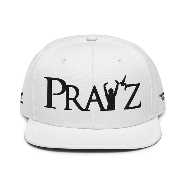 Pray'z Snapback Hat - White