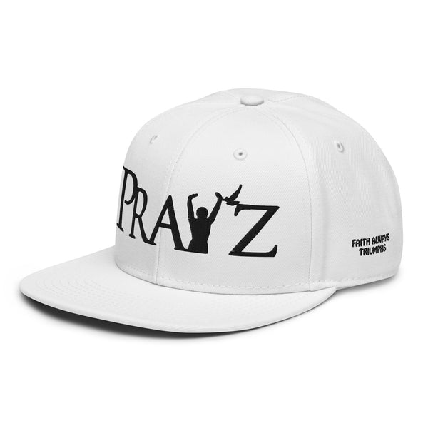 Pray'z Snapback Hat - White