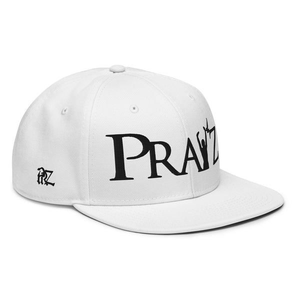 Pray'z Snapback Hat - White
