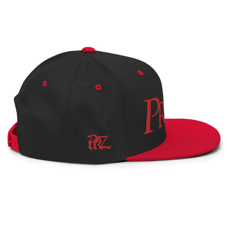 Pray'z Snapback Hat - Red & Black