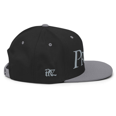 Pray'z Snapback Hat - Silver & Black