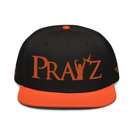 Pray'z Snapback Hat - Red & Orange